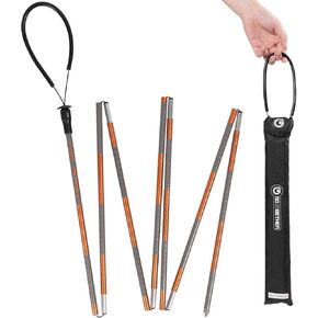 G2 GO2GEHTER 7075 Aluminum Alloy 270cm Backcountry Avalanche Rescue Probe with Storage Bag, Folding Design, Easy to Storage and Carry (3 Color Available) in Kuwait