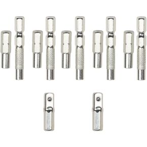 9PCS 1/4 Hex to 1/4 Socket Adapter Set, Impact Driver Power Tool Replacement Part Adapter for Drill Driver Socket Driver Electric and Pneumatic Drill, Automotive DIY