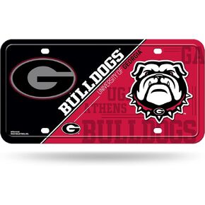 Rico Industries NCAA Georgia Bulldogs Metal Auto Tag