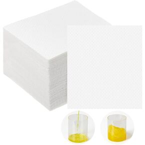 100 Pcs Vomit Absorbent Pad Disposable Vomiting Paper Bulk for Vomit Bags, Vomit Buckets, Car Motion Sickness, Morning Sickness, Nausea, Emesis, Can Hold 18.6 Oz/ 550 ml Vomit