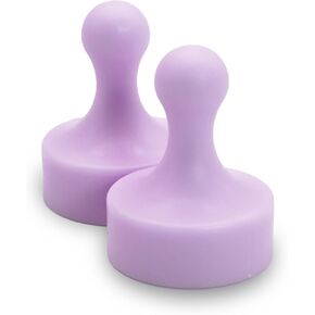 GLASSBOARD STUDIO Powerful Neodymium Magnets, Pawn-Shaped - Strong Fridge/Refrigerator and Whiteboard Magnet, Ideal for Office, Kitchen, Crafts - Rare Earth, Heavy Duty (2, Summer Mint)