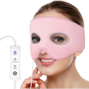 Sinus Relief Mask Sinus Heating Pad for Face Warm Sinus Compress for Sinus Pressure Relief Sinusitis Nasal Congestion, 3 Heating Settings (Non-Rechargeable)