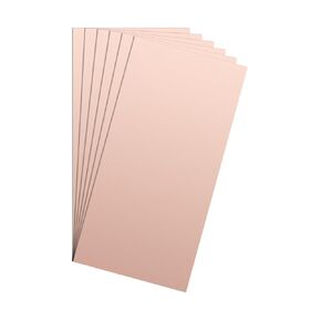 PATIKIL 4.8x7.2 inch Double Sided Copper Clad Laminate PCB, 6 Pcs 1.5mm Thickness FR4 Copper Plated Universal Circuit Prototype Board for Etching DIY PCB Kit