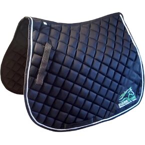 All-Purpose Saddle Pad – Breathable Quilted Design, Moisture-Wicking, Anti-Slip for Secure Fit, Equestrian Riding Gear for Jumping, Dressage, and Trail, Available in Blue