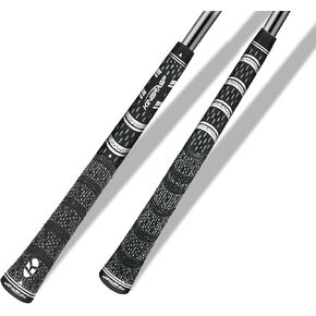 JunshunGolf Grips, Standard/Midsize, Golf Grips Set of 2, Anti-Slip Rubber Golf Club Grips, 6Colors Optional