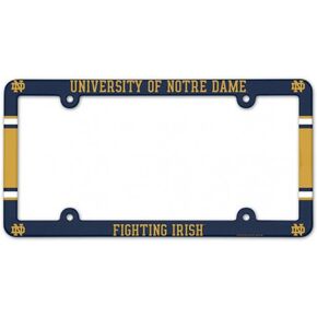 WinCraft Notre Dame Fighting Irish NCAA Plastic License Plate Frame