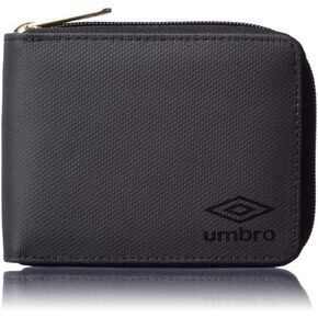 Umbro raundozippu 2 Bifold Wallet (Black/Blue)