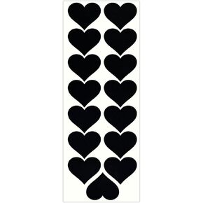 LiteMark Reflective 1.5 Inch Heart Sticker Decals, Love Sticker for Laptops, Phones