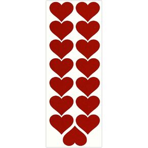 LiteMark Reflective 1.5 Inch Heart Sticker Decals, Love Sticker for Laptops, Phones