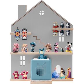 Wall Tonie Shelf House لـ Toniebox، متوافق مع مشغل الصوت Toniebox MP3 وشخصيات Tonie وشخصيات Tonie.