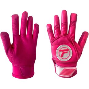 Baseball Batting Gloves - Baseball Shock Batting Gloves Adult -Glove Pairs - Baseball + Softball Batting Gloves - Multiple Sizes + Colors (Pink)