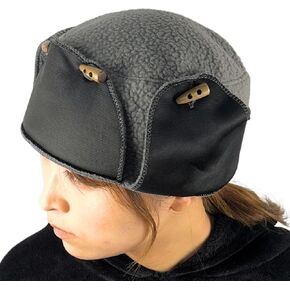 Sauna Hat Banya Hat Russian Trooper Hat Insulating Headgear for Spa for Men and Women Unisex 3 Way Design Boa Material, Steam Room, Bathhouse, Comfortable, Breathable, One Size Fits All Grey
