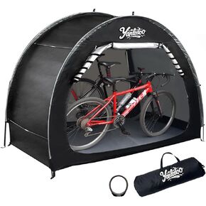 Bike Shed, Outdoor Portable Bike Storage Shed Tent, Bike Tent, Waterproof Bicycle Shelter with 210D Oxford Fabric, Bicycle Cover Fits 2-3 Bikes (Green)