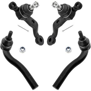 4Pcs Steering Suspension Kit Lower Ball Joints Outer Tie Rods End Kit Fit For Lexus GS300 1998-2005, GS400 1998-2000, GS430 2001-2005, SC430 2002-2010 Replace# K500102 K500101 ES80584 ES80585