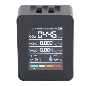 Air Quality Monitor, L58 CO2 Detector Indoor CO2 Monitor Infrared Sensor for Grow Tents, Wine Cellars, Homes, Cars