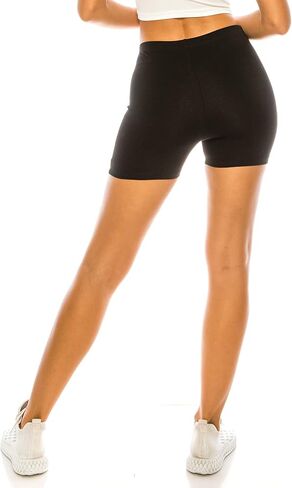 RENESEILLE Women's Active Biker Shorts – High Waist 3" Inseam Athletic Workout Gym Sports Yoga Running Bike Pants in Saudi Arabia