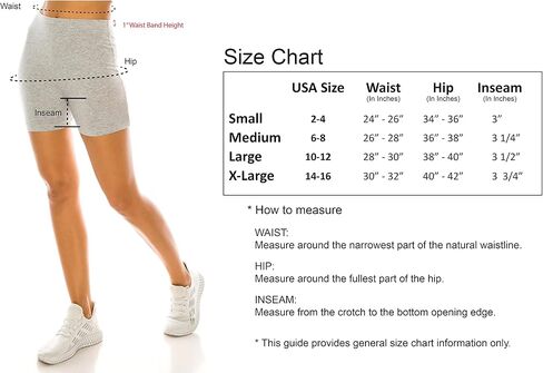 RENESEILLE Women's Active Biker Shorts – High Waist 3" Inseam Athletic Workout Gym Sports Yoga Running Bike Pants in Saudi Arabia