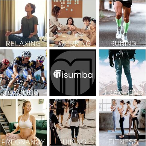 Calf Compression Sleeve For Men & Women(2 Pairs) Leg Compression Sleeve,Compression Socks,Athletic Socks,Pain Relief in Saudi Arabia