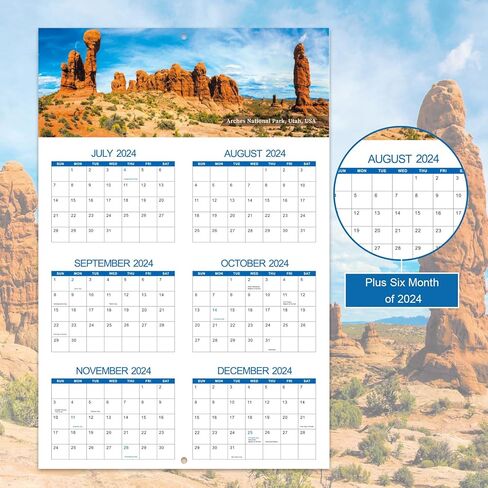 هدايا الكمامة - تقويم حائط 2024، كلاب الفيلة البيضاء المتبرزة، تقويم 2024 من يناير 2024 إلى ديسمبر 2024، 12 مخطط تقويم شهري، تقويم حائط 2024، تقويم مضحك للعائلة والأصدقاء in Kuwait