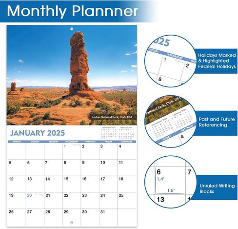 هدايا الكمامة - تقويم حائط 2024، كلاب الفيلة البيضاء المتبرزة، تقويم 2024 من يناير 2024 إلى ديسمبر 2024، 12 مخطط تقويم شهري، تقويم حائط 2024، تقويم مضحك للعائلة والأصدقاء in Kuwait