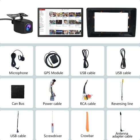 13.1 inch Touch Screen Car Radio Stereo for Jeep Wrangler JK 2007-2018 Dodge Ram with Wireless CarPlay Android Auto in Saudi Arabia