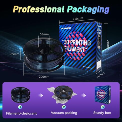 FLASHFORGE Rapid PLA Filament 1.75mm, High Flow Speedy 3D Printer Filament, Experience Exceptional Performance with 500mm/s High-Speed Printing, Neatly Wound & Top-Notch Filament (White) in Saudi Arabia