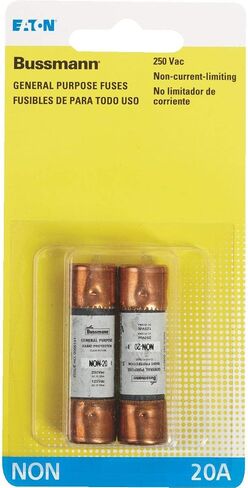 فيوزات بوسمان - فيوز خرطوشة 20 أمبير (2pk) [BP/NON-20] in Saudi Arabia
