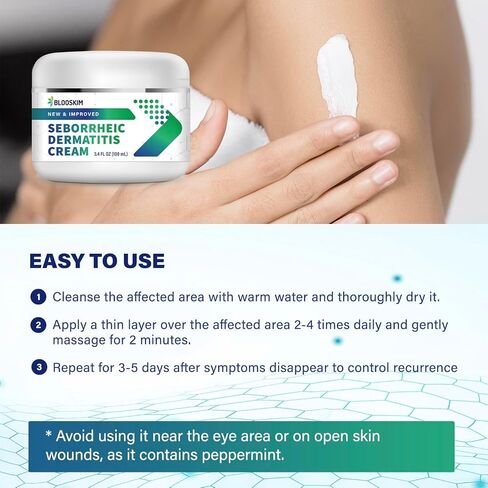 Seborrheic Dermatitis Cream, Folliculitis Treatment, Psoriasis Cream, Anti-Itch Cream, Scalp Treatment for Psoriasis, Dry Scalp, Dandruff, Seborrheic Dermatitis Treatment, Soothing Relief in Saudi Arabia