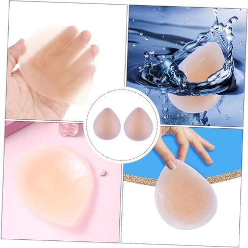 PRETYZOOM 2pcs Private Parts Protector Bikini Crotch Pads Private Parts Silicone Pads Waterproof Silicone Pad Lady Private Parts Pads Women Private Parts Pasties Women Swimming Silicone Pads in Saudi Arabia