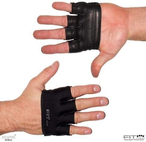 Fit Four The Anti-Ripper Glove Callus Guard Fitness Gloves for WODs, Weightlifting & Cross Training Athletes - Premium Leather Palm in Saudi Arabia