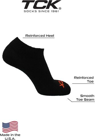 TCK Multisport Reacs Quarter Crew Socks - Super Soft Acrylic Basketball Training Running in Kuwait