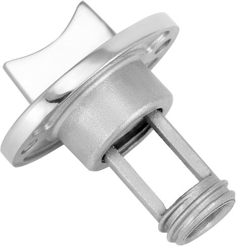 QWORK Marine Drain Plug Kit – 316 Stainless Steel 4-Pack Boat Drain Plug with Waterproof Seal Ring, Fits 1-Inch Hole, 3/4-Inch Thread, Anti-Corrosion for Bilge Drainage, Transom, Yacht, Fish Well in Saudi Arabia