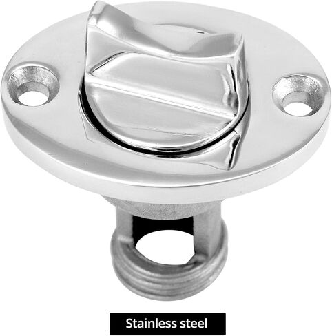 QWORK Marine Drain Plug Kit – 316 Stainless Steel 4-Pack Boat Drain Plug with Waterproof Seal Ring, Fits 1-Inch Hole, 3/4-Inch Thread, Anti-Corrosion for Bilge Drainage, Transom, Yacht, Fish Well in Saudi Arabia