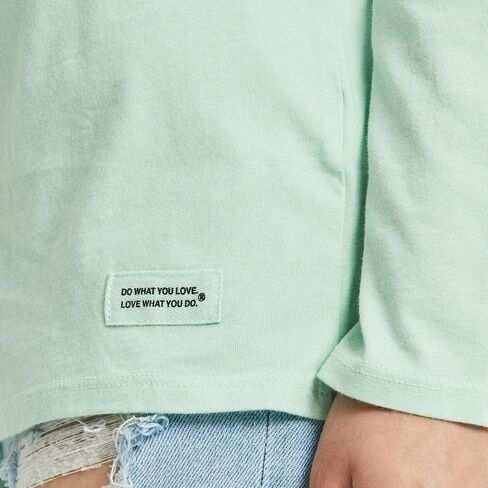 Life is Good. Women's Floral Backdrop Dragonfly Long Sleeve Crusher-LITE Hooded Tee, Sage Green (US, Alpha, X-Large, Regular, Regular, Sage Green) in Saudi Arabia