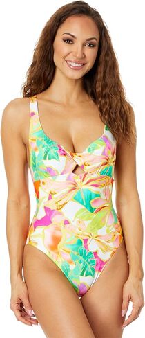 Seafolly Women's Standard Wonderland Twist Front One-Piece in Saudi Arabia