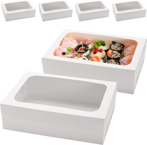 Hzzycaxli 25Pack 12x 5 x 2Inches Clear Chocolate Covered Strawberries Boxes for 12, Cookies Boxes Truffle Boxes Bakery Boxes Cakesickle Gift Boxes for Christmas Valentine's Mother's Day in Saudi Arabia