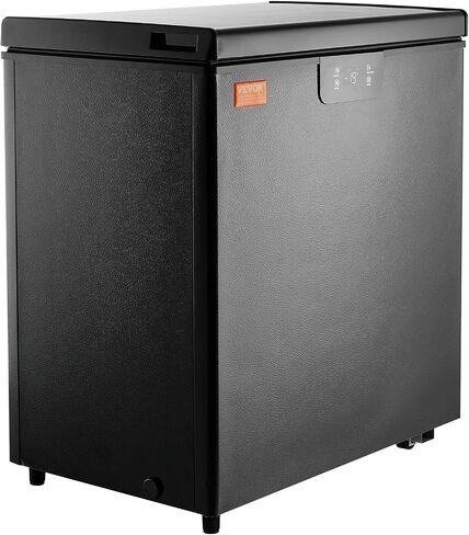 VEVOR Chest Freezer, 10 Cu.ft Compact Deep Freezer, Free Standing Top Open Door Compact Freezers with 2 Removable Baskets & Adjustable Thermostat, Energy Saving & Low Noise, White in Saudi Arabia