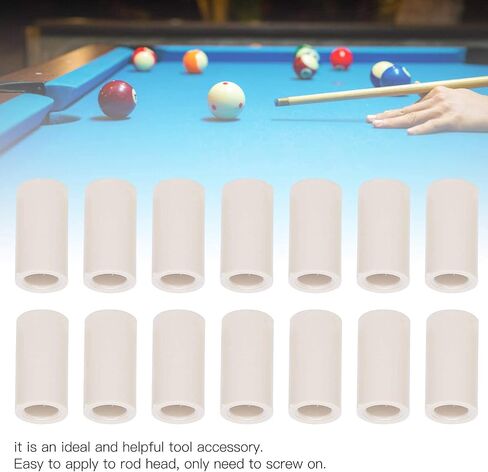 and Long Lasting Easy to Use Billiards Cue Tubes Fiber Material Ferrule for Pool Cue,for Tool Accessory,for Rod Head,for Pool(13mm, 1 inch) in Saudi Arabia