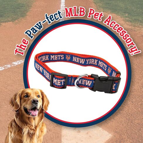 طوق كلب MLB. - 29 فريق بيسبول متوفر بأربعة أحجام. طوق الحيوانات الأليفة عالي التحمل وقوي ومتين. - طوق الحيوانات الأليفة المرخص من MLB. in Saudi Arabia
