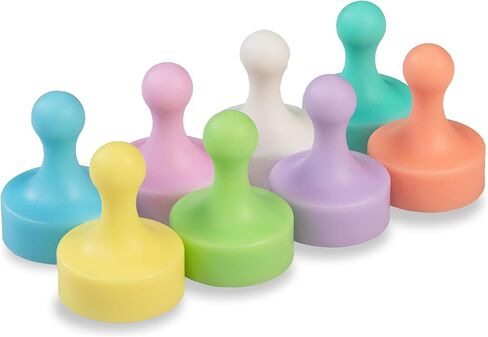 GLASSBOARD STUDIO Powerful Neodymium Magnets, Pawn-Shaped - Strong Fridge/Refrigerator and Whiteboard Magnet, Ideal for Office, Kitchen, Crafts - Rare Earth, Heavy Duty (2, Summer Mint) in Saudi Arabia
