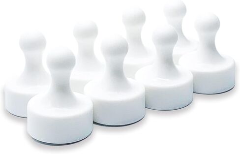 GLASSBOARD STUDIO Powerful Neodymium Magnets, Pawn-Shaped - Strong Fridge/Refrigerator and Whiteboard Magnet, Ideal for Office, Kitchen, Crafts - Rare Earth, Heavy Duty (2, Summer Mint) in Saudi Arabia