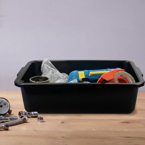 Vababa 3-Pack Plastic Commercial Bus Box, 13 L Kitchen Bus Tub in Kuwait