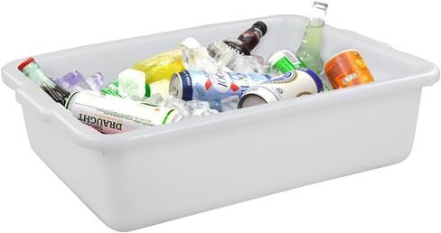 Vababa 3-Pack Plastic Commercial Bus Box, 13 L Kitchen Bus Tub in Kuwait
