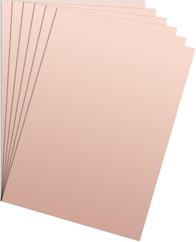 PATIKIL 4.8x7.2 بوصة مزدوجة الجوانب من النحاس المكسو بطبقة PCB، 6 قطع بسمك 1.5 مم FR4 مطلي بالنحاس لوحة نموذج الدائرة العالمية للحفر DIY PCB Kit in Saudi Arabia