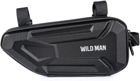 حقيبة WILD MAN مقاومة للمطر بهيكل مثلث للدراجة بإطار علوي وحقائب دراجات جيدة لدراجة الطرق الجبلية MTB أو سرج الدراجات النارية (XT4، نسيج قطني طويل) in Kuwait