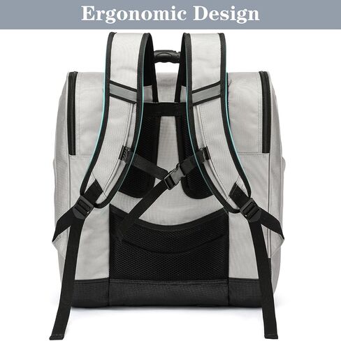 Ski Boots Bags Backpack for Men or Women 50L Snowboard Boots Bag Youth Travel Ski Equimpment Gear Bag for Skate, Helmets, Goggles, Gloves, Skiing Accessories in Saudi Arabia