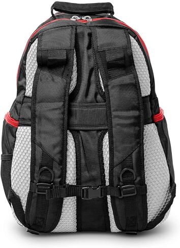 حقيبة ظهر Denco Tampa Bay Buccaneers للكمبيوتر المحمول مقاس 19 بوصة مع زخرفة ملونة للفريق in Kuwait