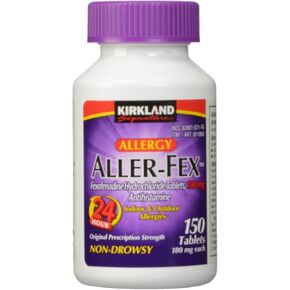 Kirkland Signature Aller-Fex - 180mg , 150 Tablet Kirkland-um