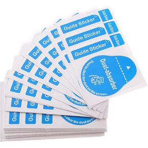 400pcs Film Dust Removal Sticker Cleaning Tool Telephone Dedust Sticker for Phone Laptop Sticker Screen Removal Sticker Dust Remover Phone Dedust Sticker Blue Lens Paper
