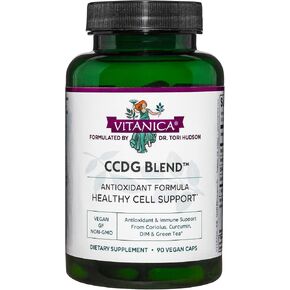 Vitanica CCDG Blend - Immune Support Supplement - DIM Supplement with Turkey Tail Mushroom, Turmeric & Green Tea - Vegan Supplement for Immune Support - Consumer Line - 90 Capsules
